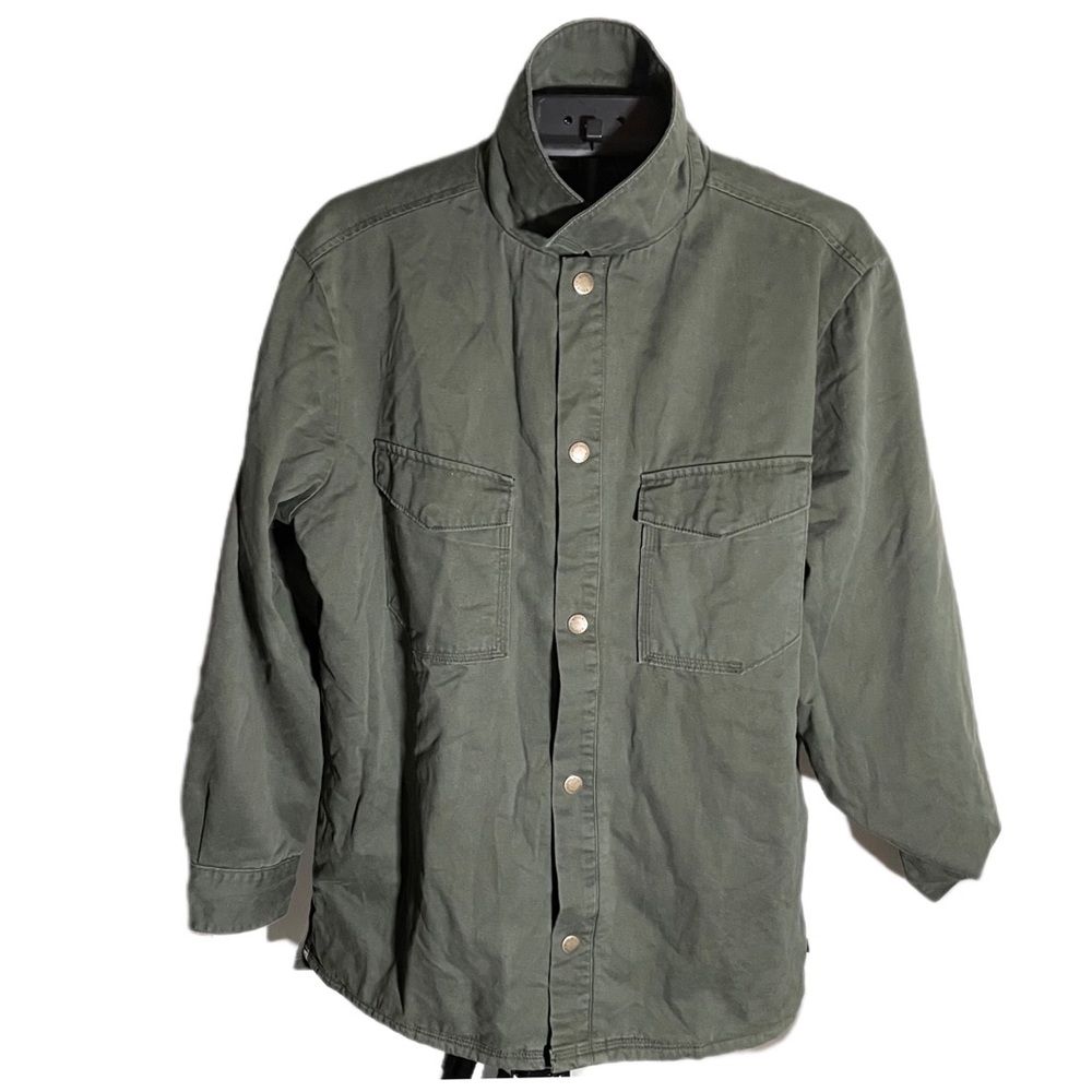 Vintage Woolrich Snap Up Insulated Shirt Olive M